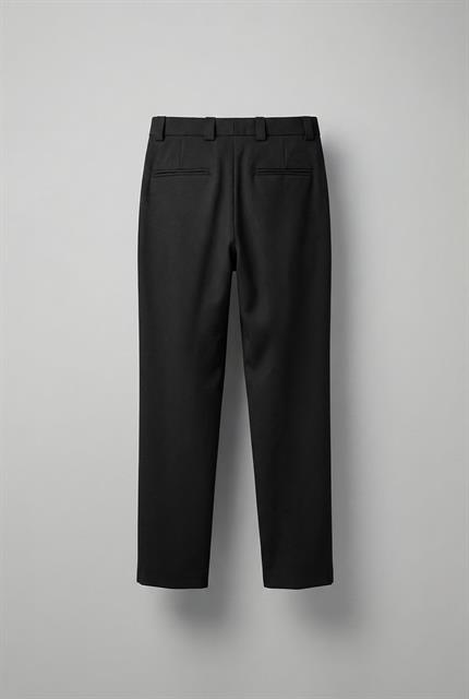 Erkek Baggy Fit Kumaş Pantolon Siyah