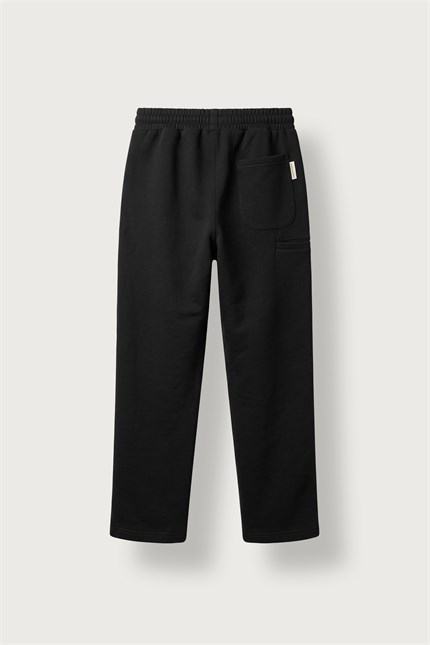 Erkek Baggy Fit Ön Dikiş Detaylı Scuba Eşofman Altı Siyah