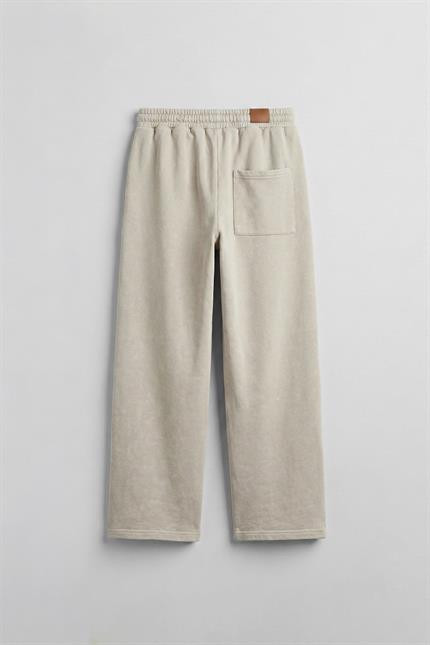 Erkek Baggy Fit Yıkamalı Jogger Pantolon Taş