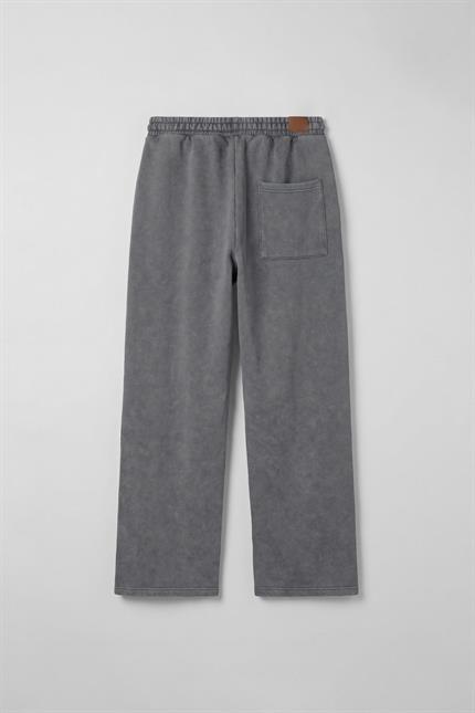 Erkek Baggy Fit Yıkamalı Jogger Pantolon Füme