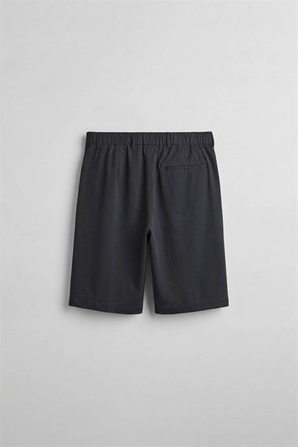 Erkek Baggy Kesim Modal Karışımlı Şort Siyah
