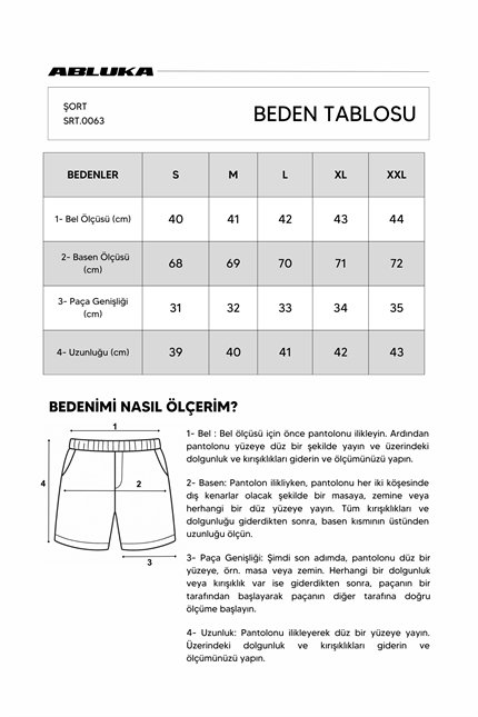 Erkek Basic Beli Lastikli Deniz Şortu Turuncu