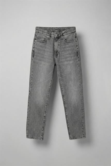 Erkek Basic Boyfriend Jean Gri