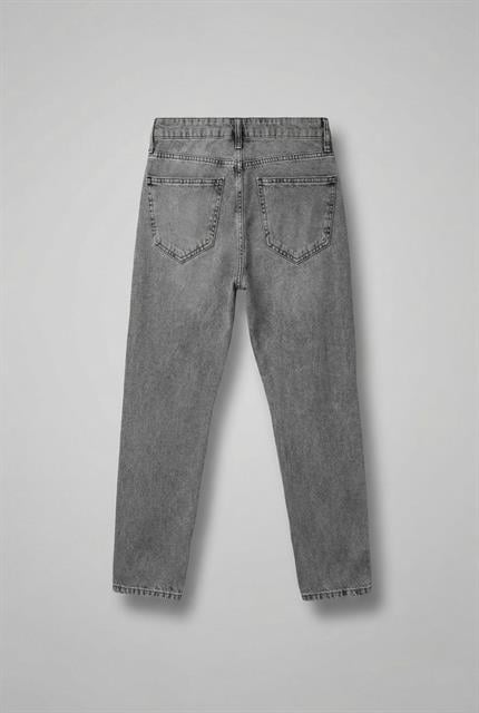 Erkek Basic Boyfriend Jean Gri