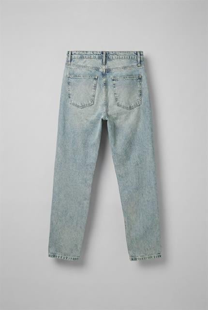 Erkek Basic Boyfriend Jean Soluk Mavi