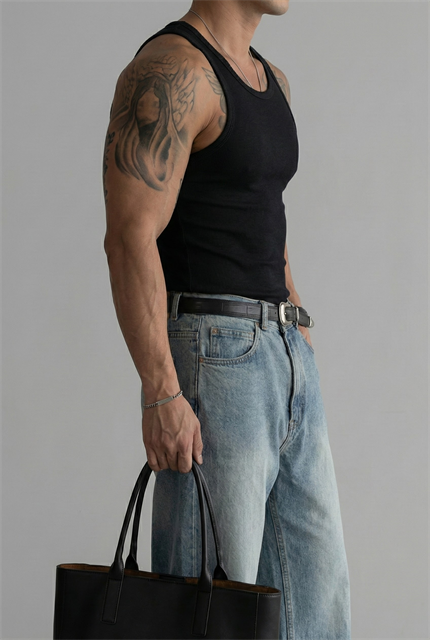 Erkek Basic Fitilli Kumaş Sporcu Atlet Siyah