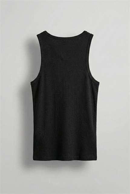 Erkek Basic Fitilli Kumaş Sporcu Atlet Siyah