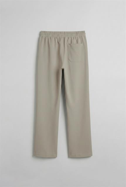 Erkek Beli Lastikli Baggy Pantolon Bej