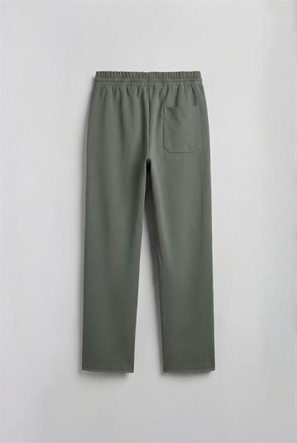 Erkek Beli Lastikli Baggy Pantolon Haki