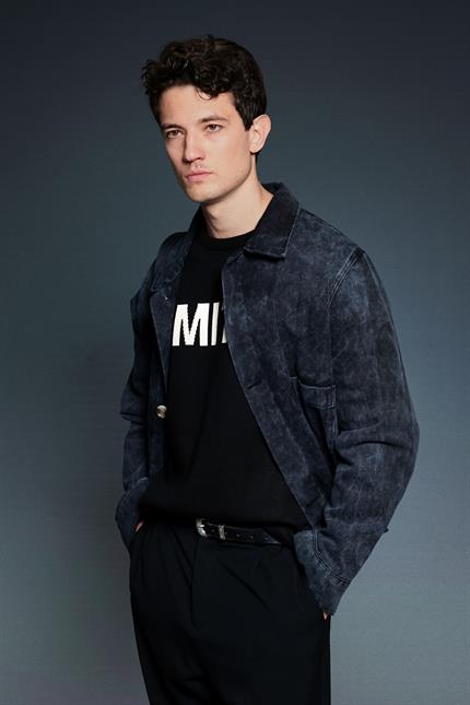 Erkek Boxy Fit Düğmeli Cepli Ceket Siyah