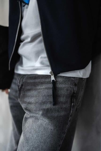 Erkek Boxy Fit Rahat Ceket Lacivert