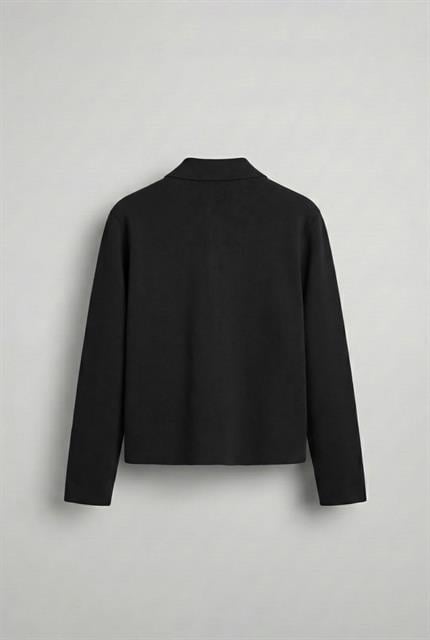 Erkek Boxy Fit Rahat Ceket Siyah