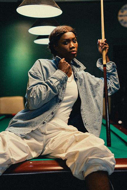 Erkek Denim Görünümlü Desenli Regular Fit Gömlek Mavi