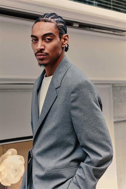 Erkek Kemerli Oversize Takım Elbise Antrasit