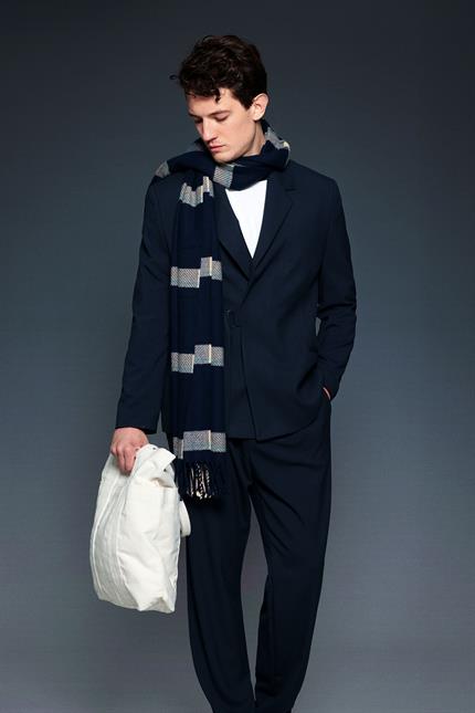 Erkek Kemerli Oversize Takım Elbise Lacivert