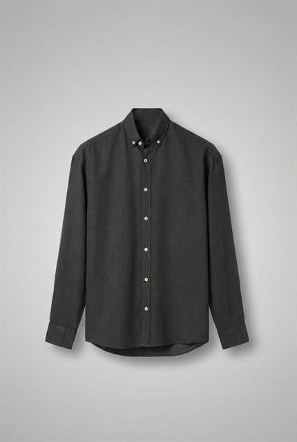 Erkek Oversize Basic Rahat Gömlek Siyah