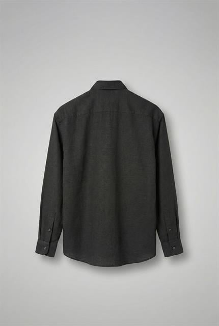 Erkek Oversize Basic Rahat Gömlek Siyah