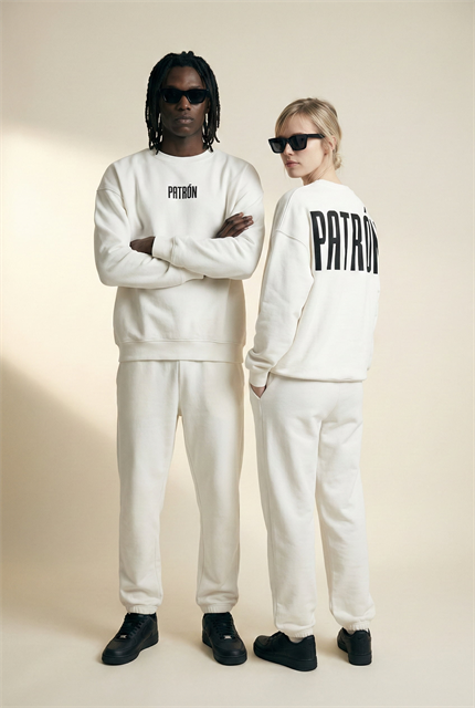 Erkek Oversize Baskılı Premium Sweatshirt Ekru