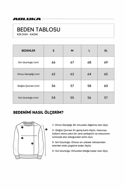 Erkek Oversize Bisiklet Yaka Tokyo Yazılı Triko Kazak Bej