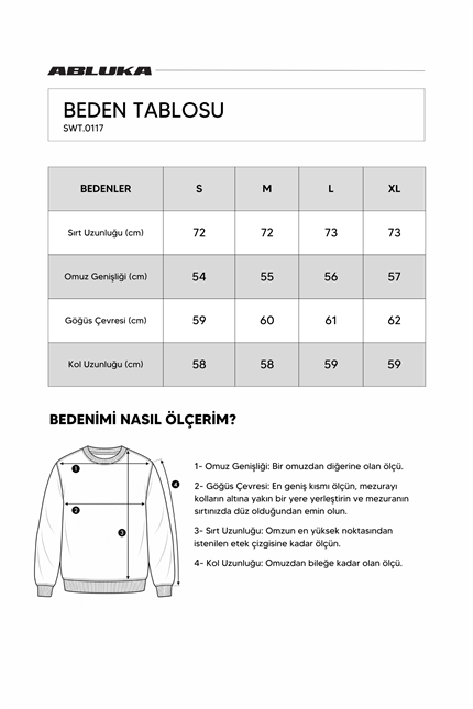 Erkek Oversize Bisiklet Yaka Yumuşak Dokulu Sweatshirt Siyah