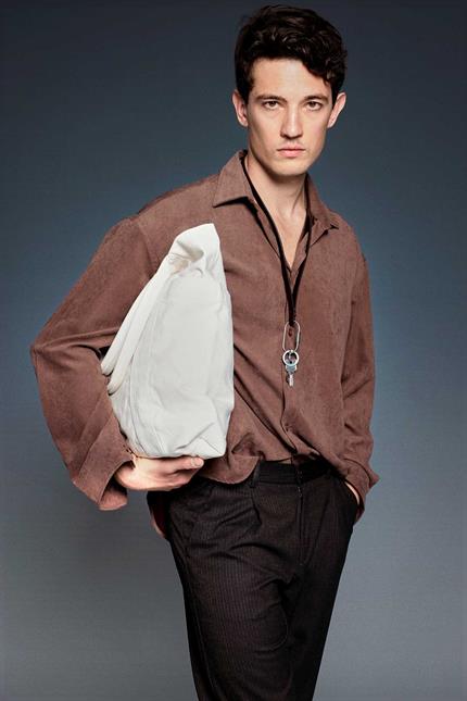 Erkek Oversize Efektli Modal Gömlek Kahverengi