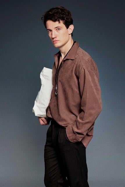 Erkek Oversize Efektli Modal Gömlek Kahverengi