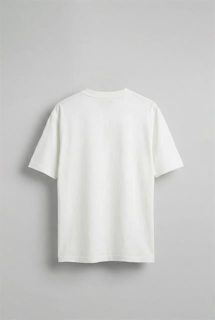 Erkek Oversize Premium Kumaş Gramajlı Basic T-Shirt Beyaz