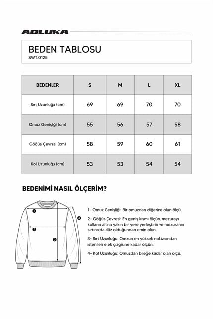 Erkek Oversize Yıkamalı Bisiklet Yaka Sweatshirt Siyah