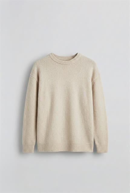 Erkek Oversize Yumuşak Dokulu Kazak Taş