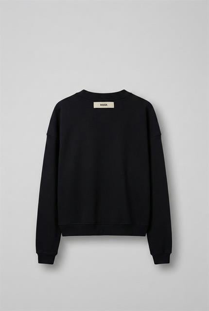 Erkek Premium Nakış Detaylı Limited Sweatshirt Siyah