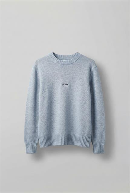 Erkek Regular Fit Bisiklet Yaka Kazak Açık Mavi