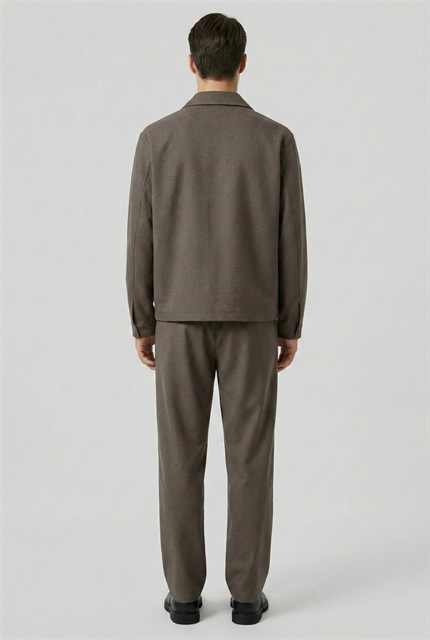 Erkek Relaxed Fit Yeni Nesil Takım Taş Rengi