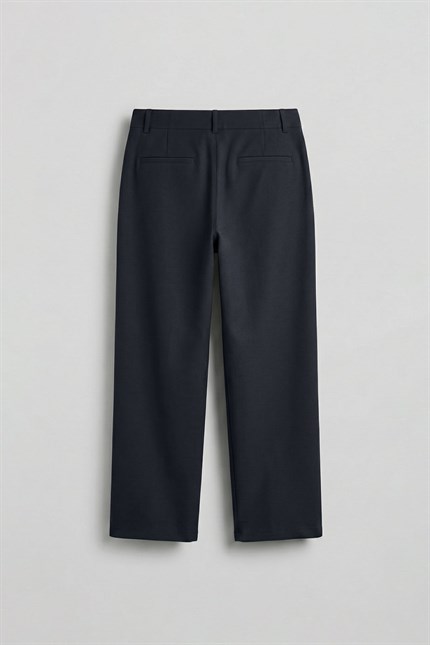 Erkek Smart Casual Bol Paça Relaxed Fit Pantolon Lacivert
