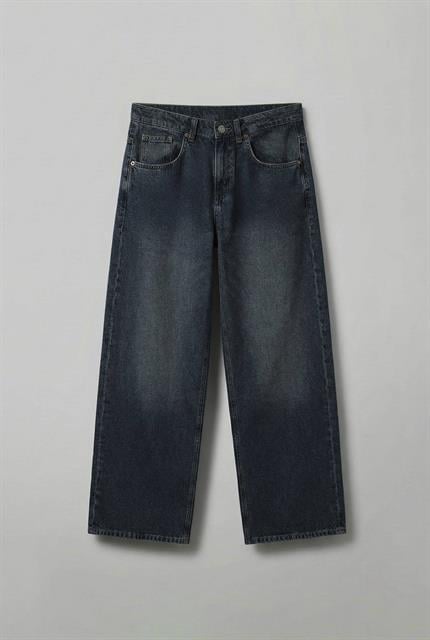 Erkek Süper Baggy Fit Jean Pantolon Lacivert
