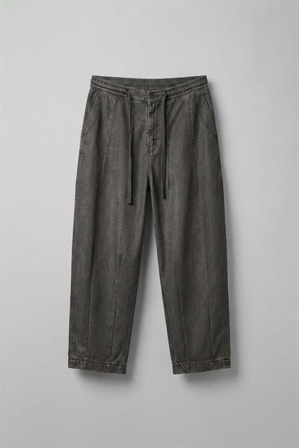Erkek Süper Baggy Vintage Jogger Pantolon Füme