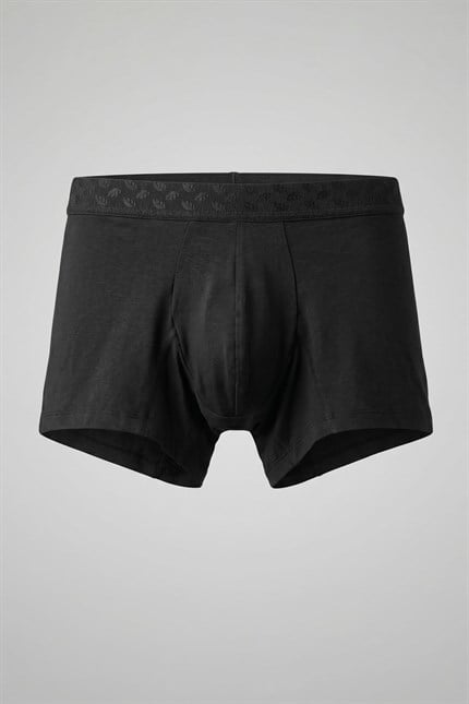 Erkek Torbalı Yumuşak Dokulu Modal Boxer Siyah