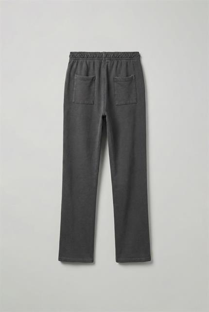 Erkek Yıkamalı Baggy Fit İnce Eşofman Siyah