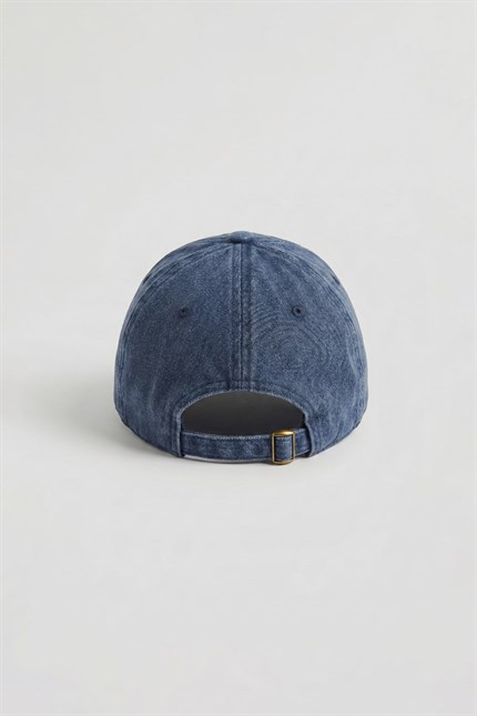Unisex Basic Yıkamalı Beyzbol Şapka Lacivert