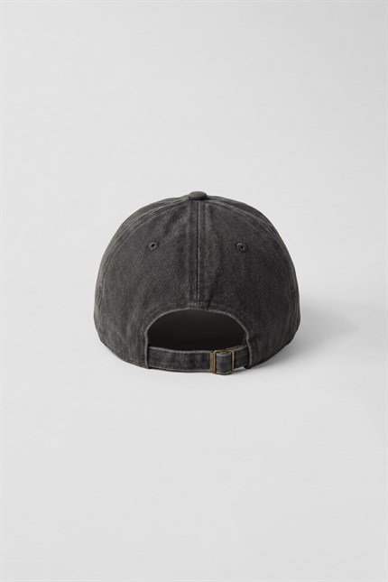 Unisex Basic Yıkamalı Beyzbol Şapka Siyah