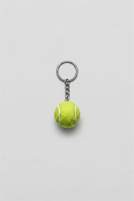 Unisex Tenis Topu Anahtarlık Yeşil