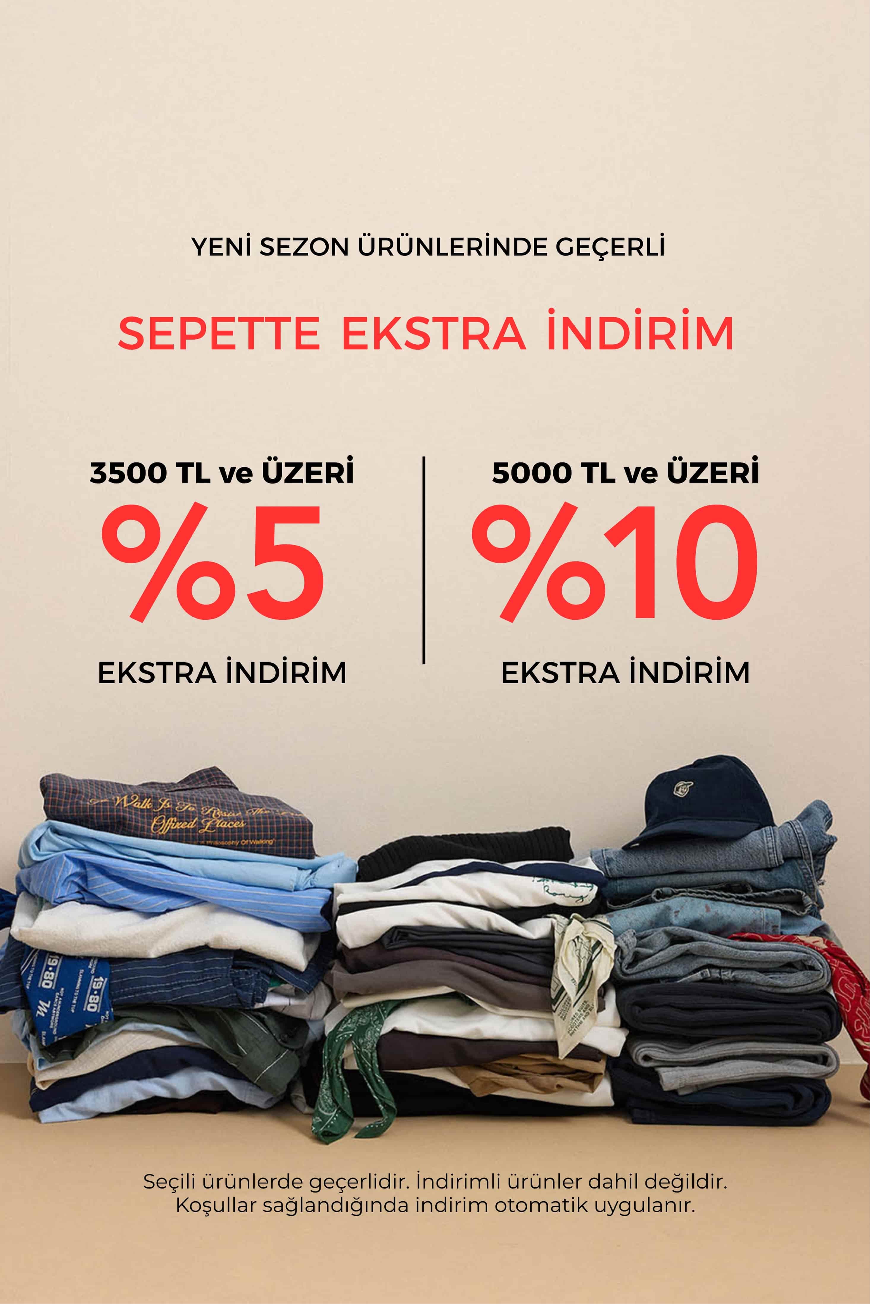 Sepette Ekstra İndirim