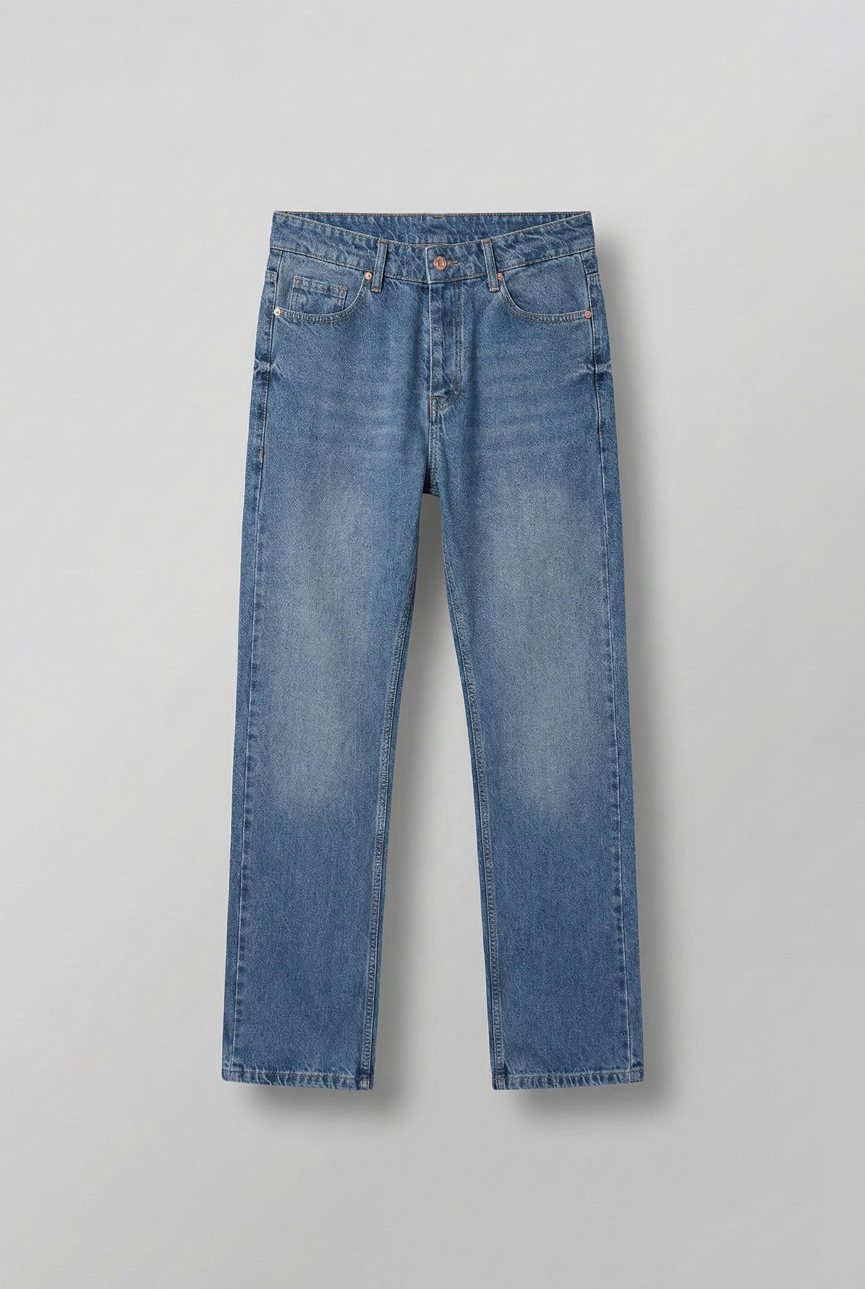 Erkek Baggy Fit Jean Mavi