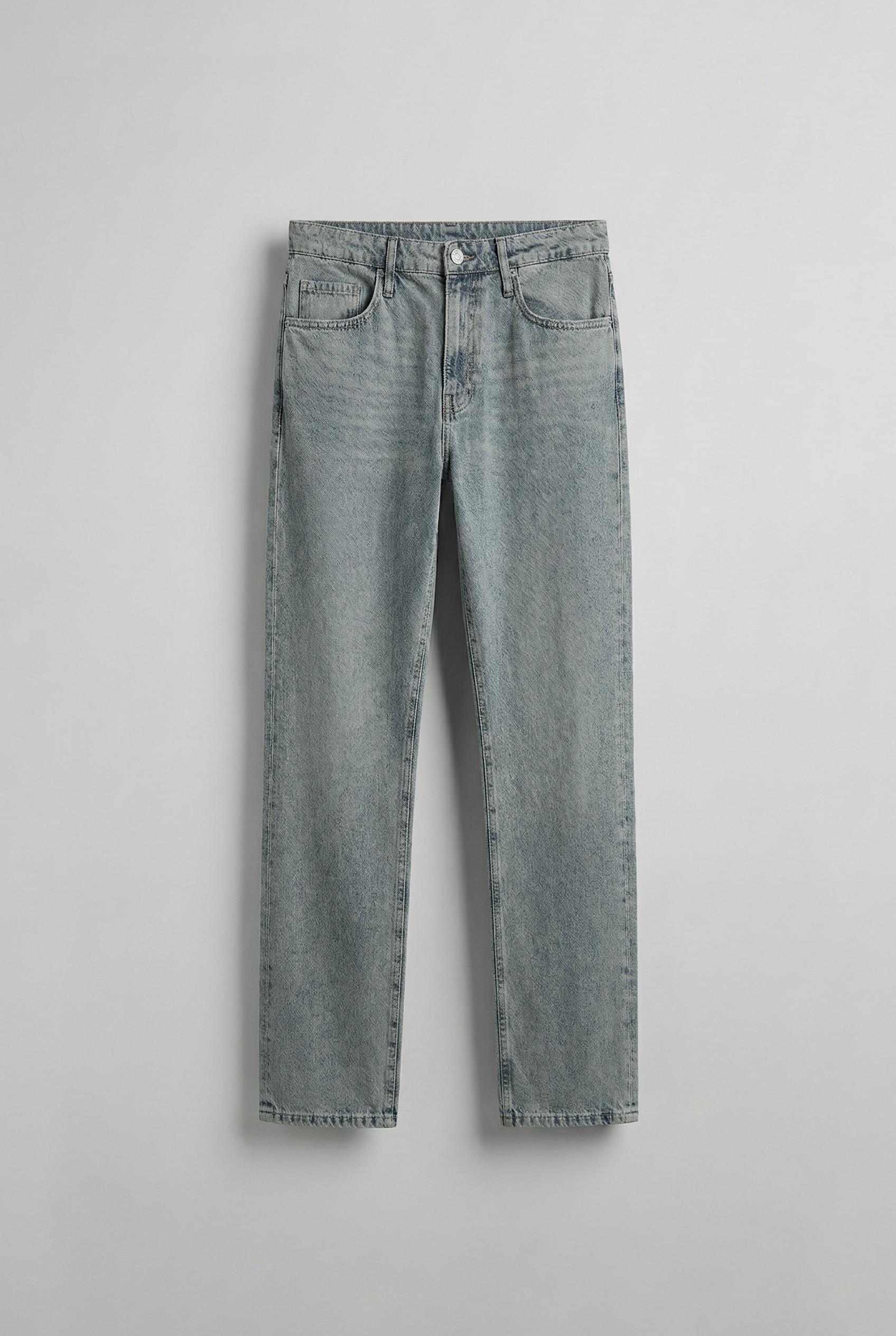 Erkek Baggy Fit Jean Pantolon Mavi