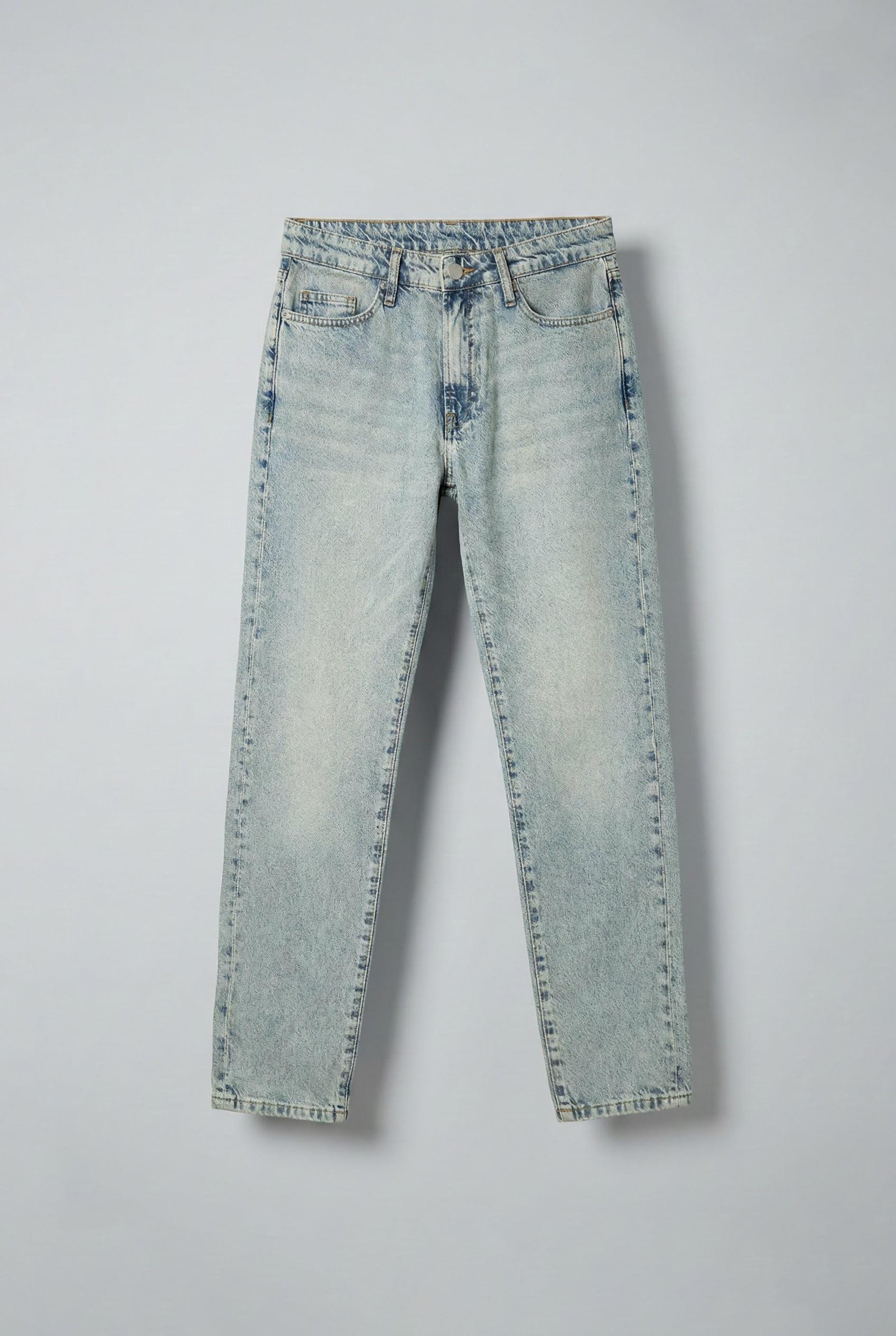 Erkek Basic Boyfriend Jean Soluk Mavi