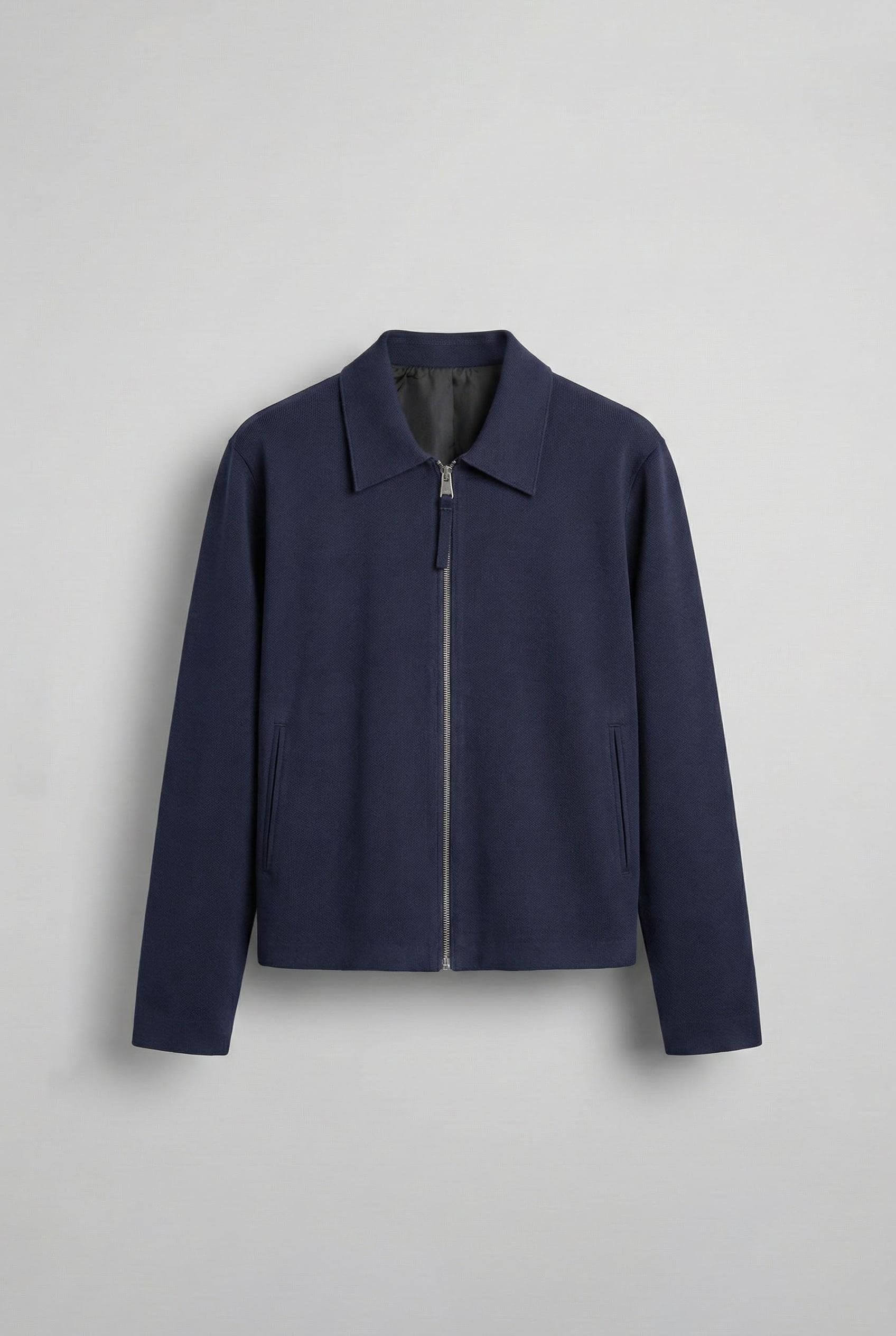 Erkek Boxy Fit Rahat Ceket Lacivert