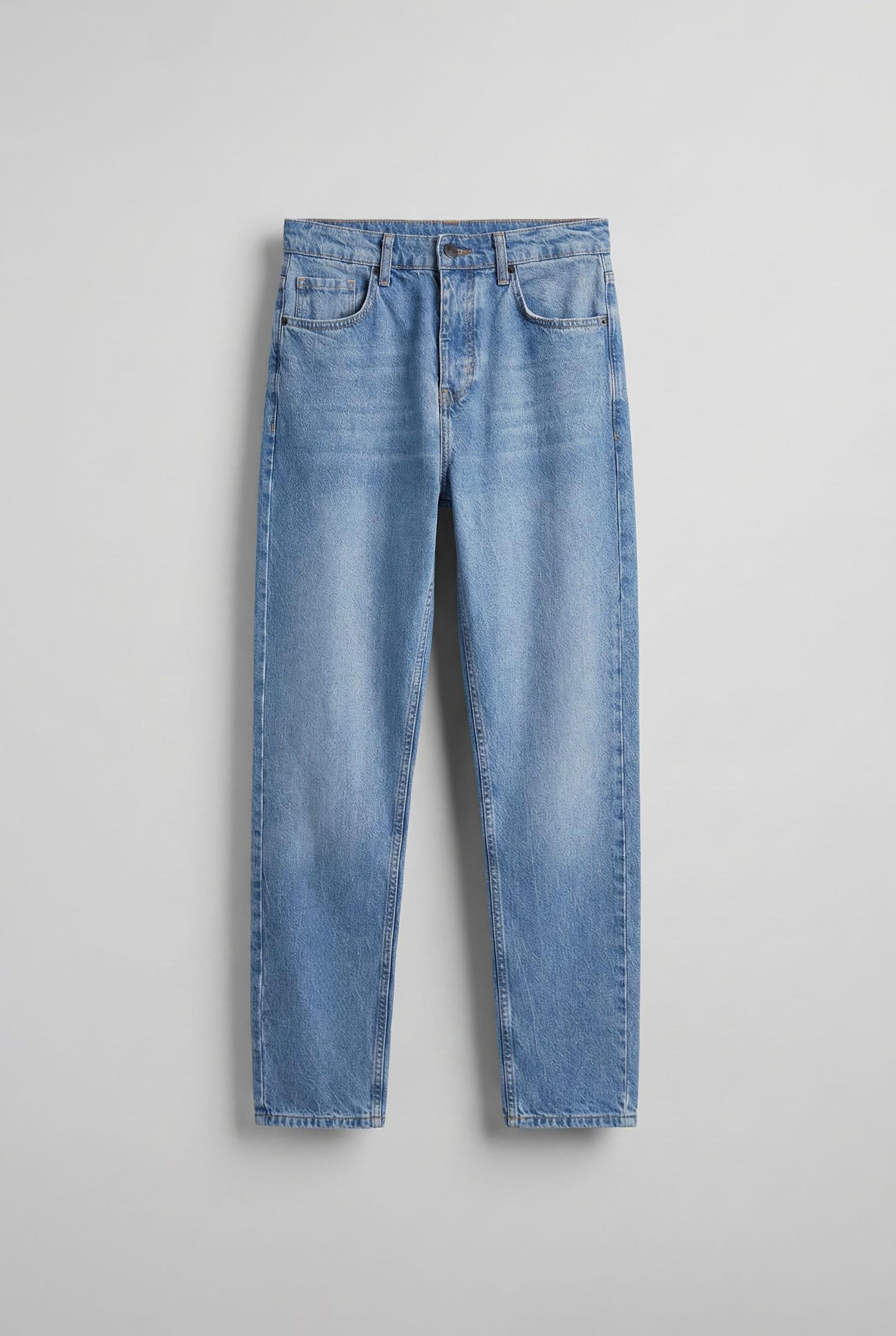 Erkek Boyfriend Fit Jean Pantolon Mavi