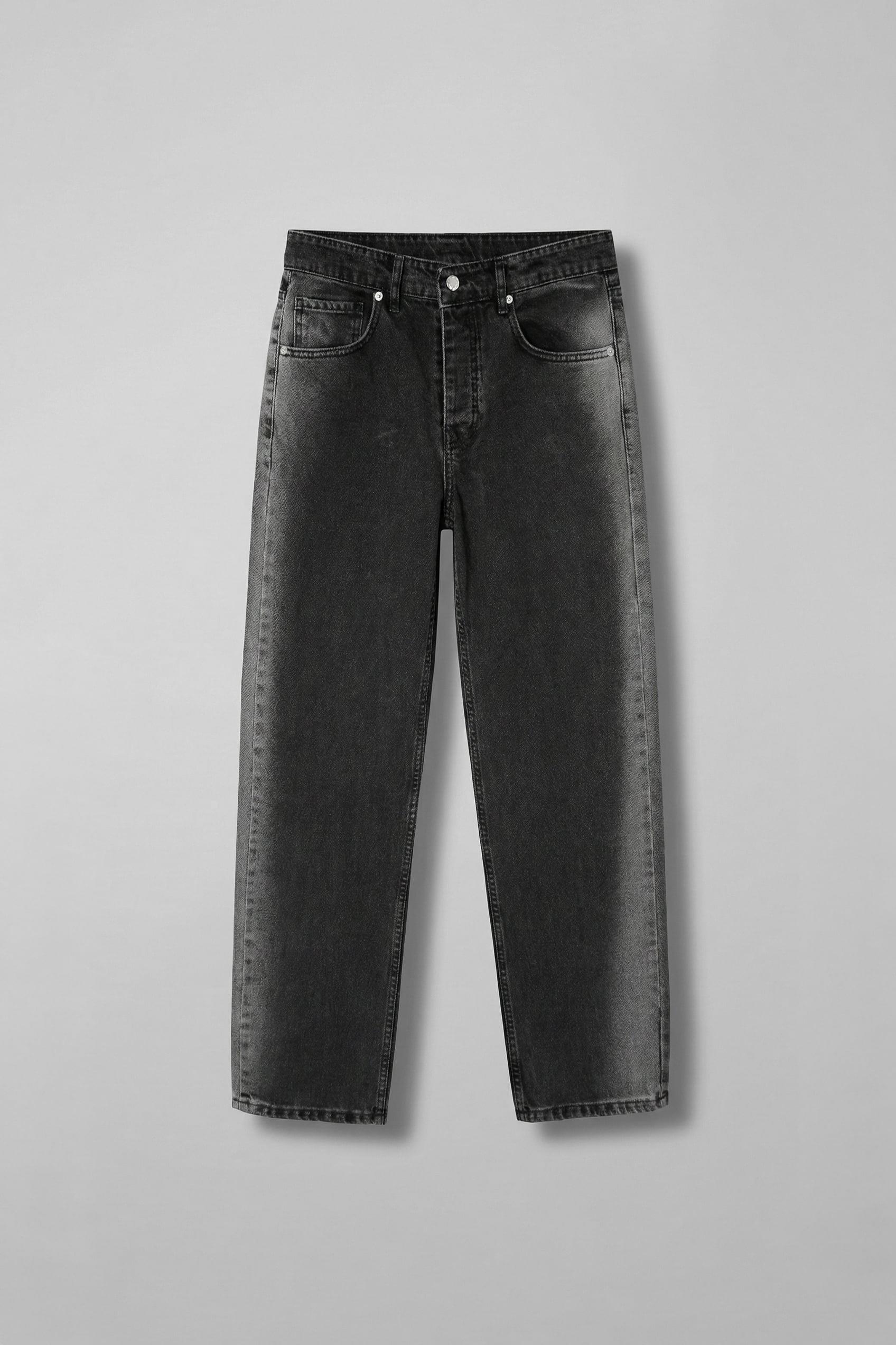 Erkek Kemer Detaylı Yıkamalı Baggy Fit Pantolon Siyah