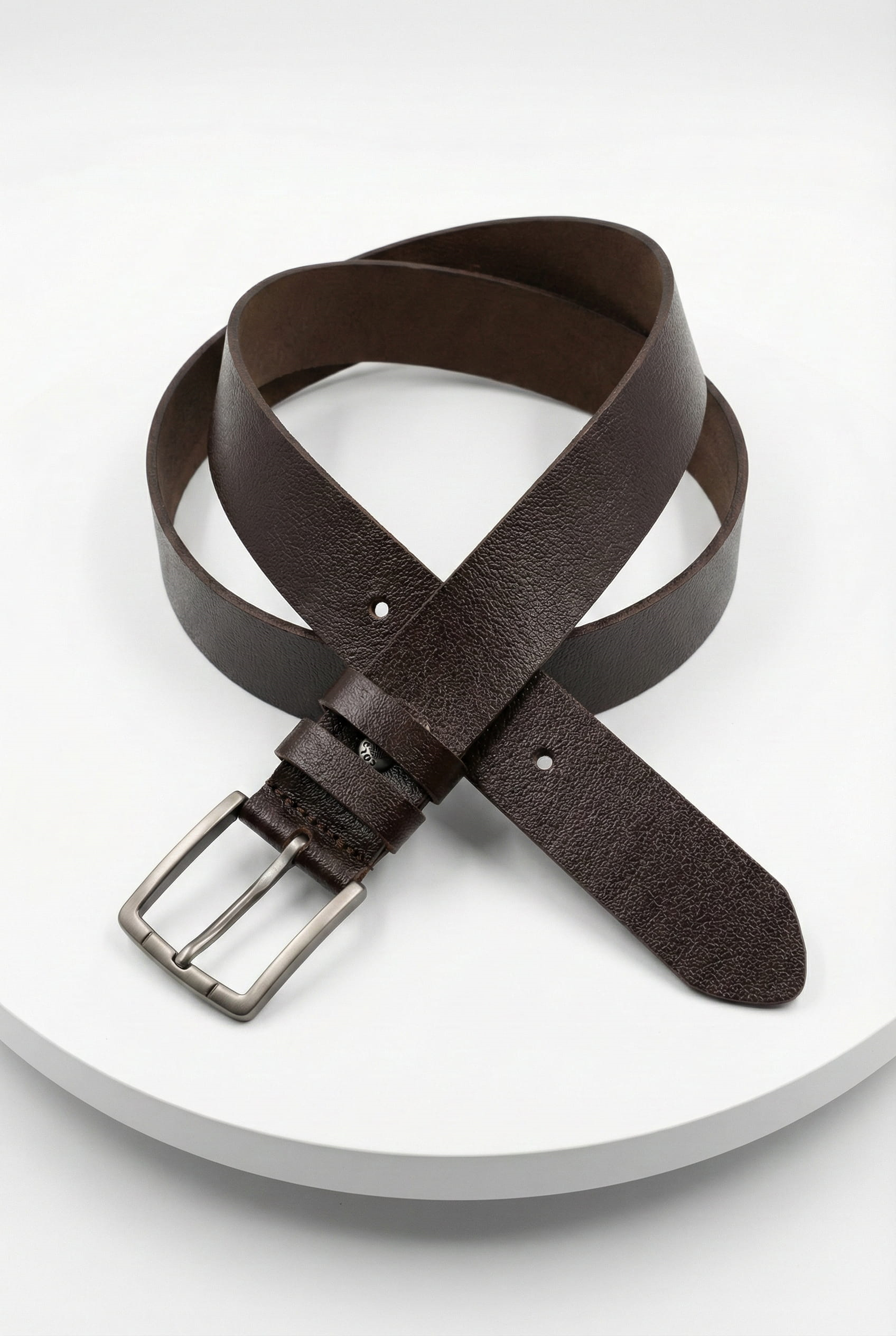 Erkek Klasik 4 Cm Kemer Kahve