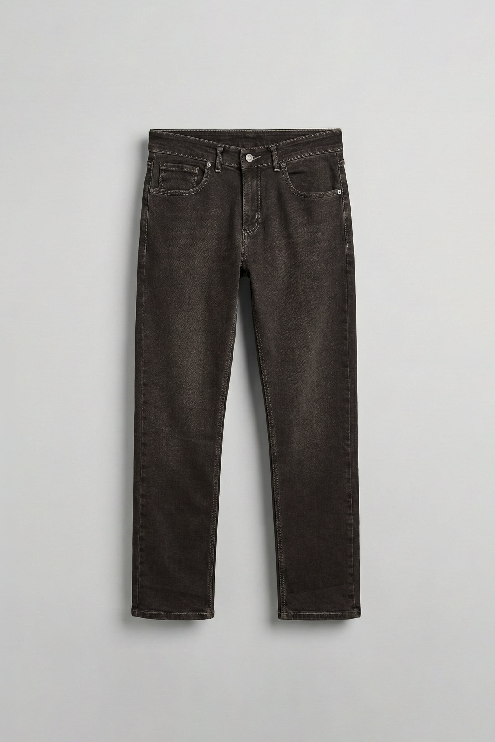 XoGul Studio X Cut Denim Jeans Lサイズ Erkek Regular Fit Kontrast Dikişli Jean Kahve | Abluka