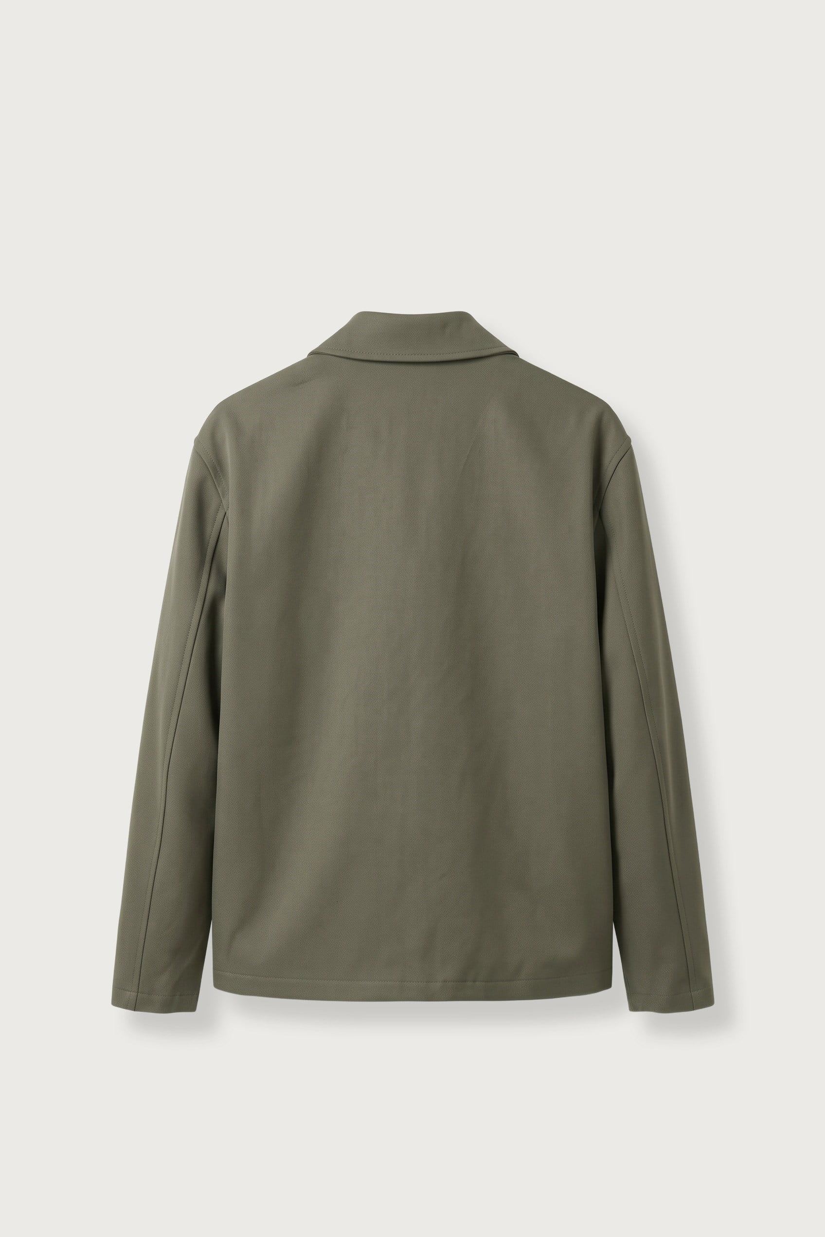 Erkek Relaxed Fit Fermuarlı İnce Ceket Yeşil · 7